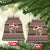 Donkey Christmas Ceramic Ornament Merry Kiss My Ass - Wonder Print Shop
