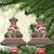 Donkey Christmas Ceramic Ornament Merry Kiss My Ass - Wonder Print Shop