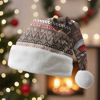 Donkey Christmas Santa Hat Merry Kiss My Ass - Wonder Print Shop