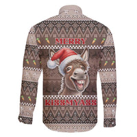 Donkey Christmas Family Matching Puletasi and Hawaiian Shirt Merry Kiss My Ass - Wonder Print Shop