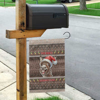Donkey Christmas Garden Flag Merry Kiss My Ass - Wonder Print Shop