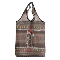 Donkey Christmas Grocery Bag Merry Kiss My Ass - Wonder Print Shop