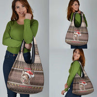 Donkey Christmas Grocery Bag Merry Kiss My Ass - Wonder Print Shop