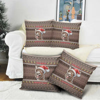 Donkey Christmas Pillow Cover Merry Kiss My Ass - Wonder Print Shop