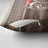 Donkey Christmas Pillow Cover Merry Kiss My Ass - Wonder Print Shop