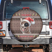 Donkey Christmas Spare Tire Cover Merry Kiss My Ass - Wonder Print Shop
