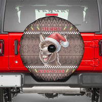 Donkey Christmas Spare Tire Cover Merry Kiss My Ass - Wonder Print Shop