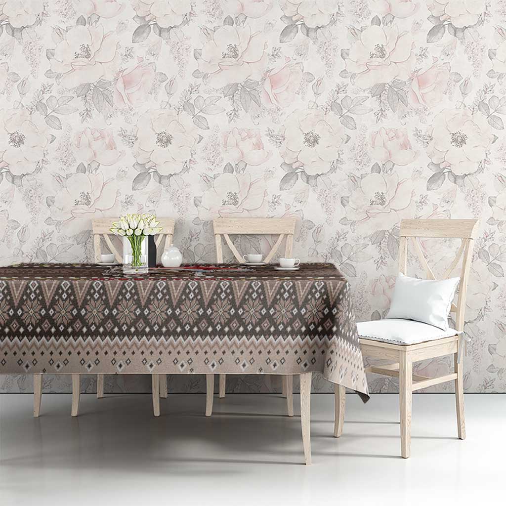 Donkey Christmas Tablecloth Merry Kiss My Ass - Wonder Print Shop