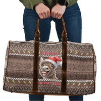 Donkey Christmas Travel Bag Merry Kiss My Ass - Wonder Print Shop