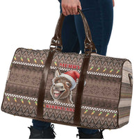 Donkey Christmas Travel Bag Merry Kiss My Ass - Wonder Print Shop