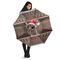 Donkey Christmas Umbrella Merry Kiss My Ass - Wonder Print Shop
