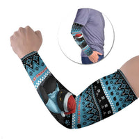 Cat Christmas Arm Sleeves It’s Fine I’m Fine Everything Is Fine - Wonder Print Shop