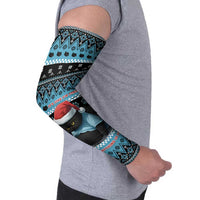 Cat Christmas Arm Sleeves It’s Fine I’m Fine Everything Is Fine - Wonder Print Shop