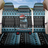 Cat Christmas Back Car Seat Cover It’s Fine I’m Fine Everything Is Fine - Wonder Print Shop