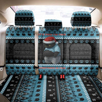 Cat Christmas Back Car Seat Cover It’s Fine I’m Fine Everything Is Fine - Wonder Print Shop