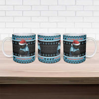 Cat Christmas Ceramic Mug It’s Fine I’m Fine Everything Is Fine - Wonder Print Shop