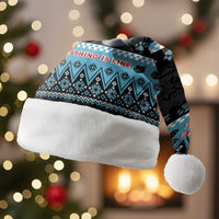 Cat Christmas Santa Hat It’s Fine I’m Fine Everything Is Fine - Wonder Print Shop