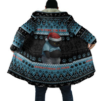 Cat Christmas Cloak It’s Fine I’m Fine Everything Is Fine - Wonder Print Shop