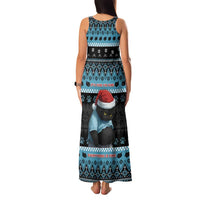 Cat Christmas Family Matching Tank Maxi Dress and Hawaiian Shirt It’s Fine I’m Fine Everything Is Fine - Wonder Print Shop