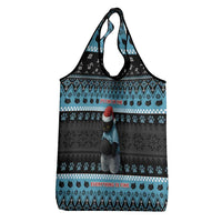 Cat Christmas Grocery Bag It’s Fine I’m Fine Everything Is Fine - Wonder Print Shop
