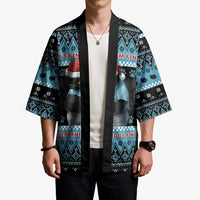 Cat Christmas Kimono It’s Fine I’m Fine Everything Is Fine - Wonder Print Shop