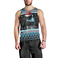 Cat Christmas Men Tank Top It’s Fine I’m Fine Everything Is Fine - Wonder Print Shop