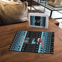 Cat Christmas Puzzle It’s Fine I’m Fine Everything Is Fine - Wonder Print Shop