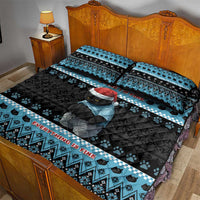 Cat Christmas Quilt Bed Set It’s Fine I’m Fine Everything Is Fine - Wonder Print Shop