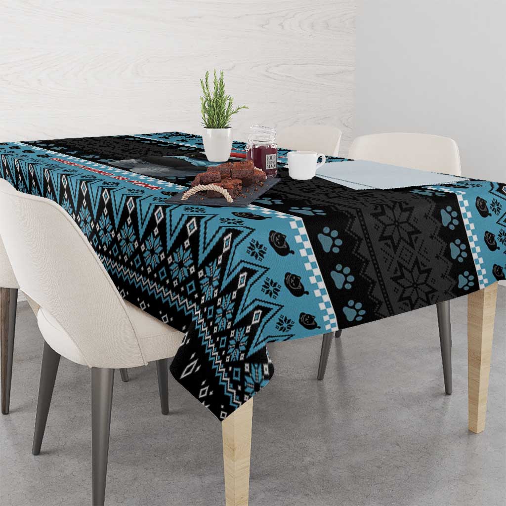 Cat Christmas Tablecloth It’s Fine I’m Fine Everything Is Fine - Wonder Print Shop