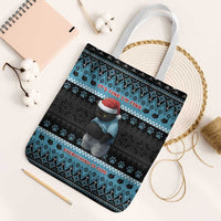 Cat Christmas Tote Bag It’s Fine I’m Fine Everything Is Fine - Wonder Print Shop