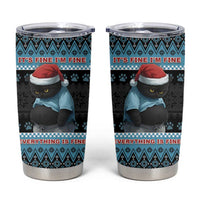 Cat Christmas Tumbler Cup It’s Fine I’m Fine Everything Is Fine - Wonder Print Shop