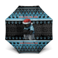 Cat Christmas Umbrella It’s Fine I’m Fine Everything Is Fine - Wonder Print Shop