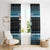 Cat Christmas Window Curtain It’s Fine I’m Fine Everything Is Fine - Wonder Print Shop