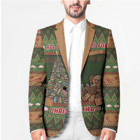 Book Lovers Christmas Blazer Gingerbread With Xmas Book Tree - Wonder Print Shop