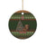 Book Lovers Christmas Ceramic Ornament Gingerbread With Xmas Book Tree - Wonder Print Shop