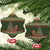 Book Lovers Christmas Ceramic Ornament Gingerbread With Xmas Book Tree - Wonder Print Shop