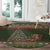 Book Lovers Christmas Round Carpet Gingerbread With Xmas Book Tree - Wonder Print Shop