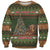 Book Lovers Christmas Sweatshirt Gingerbread With Xmas Book Tree - Wonder Print Shop
