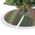 Book Lovers Christmas Tree Skirt Gingerbread With Xmas Book Tree - Wonder Print Shop