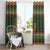 Book Lovers Christmas Window Curtain Gingerbread With Xmas Book Tree - Wonder Print Shop