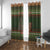 Book Lovers Christmas Window Curtain Gingerbread With Xmas Book Tree - Wonder Print Shop