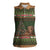 Book Lovers Christmas Women Sleeveless Polo Shirt Gingerbread With Xmas Book Tree - Wonder Print Shop