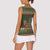 Book Lovers Christmas Women Sleeveless Polo Shirt Gingerbread With Xmas Book Tree - Wonder Print Shop