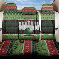 Bowling Christmas Back Car Seat Cover Merry Bowlmas - Wonder Print Shop