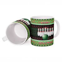Bowling Christmas Ceramic Mug Merry Bowlmas - Wonder Print Shop