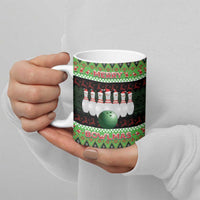 Bowling Christmas Ceramic Mug Merry Bowlmas - Wonder Print Shop