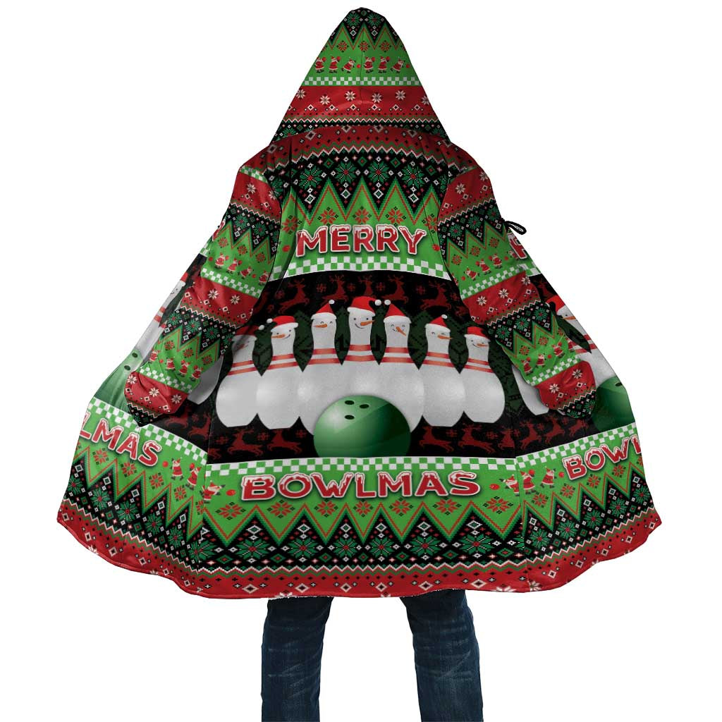 Bowling Christmas Cloak Merry Bowlmas - Wonder Print Shop
