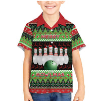 Bowling Christmas Family Matching Mermaid Dress and Hawaiian Shirt Merry Bowlmas - Wonder Print Shop