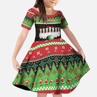 Bowling Christmas Family Matching Off Shoulder Maxi Dress and Hawaiian Shirt Merry Bowlmas - Wonder Print Shop