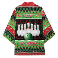 Bowling Christmas Kimono Merry Bowlmas - Wonder Print Shop